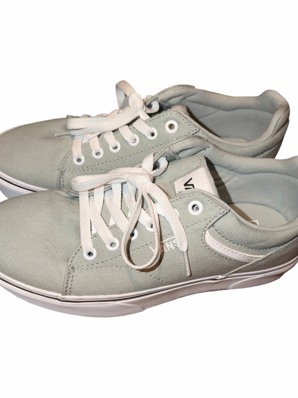 NWOT Vans Light Sage Platform Sneakers with White Midsole - Picture 5 of 8
